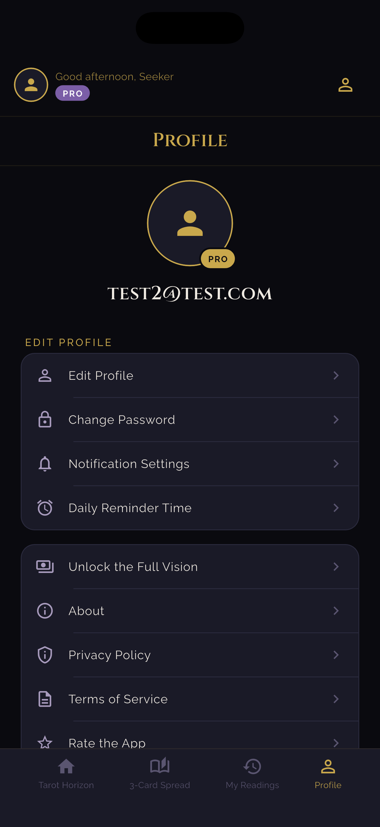 Tarot Horizontal Screenshot 4